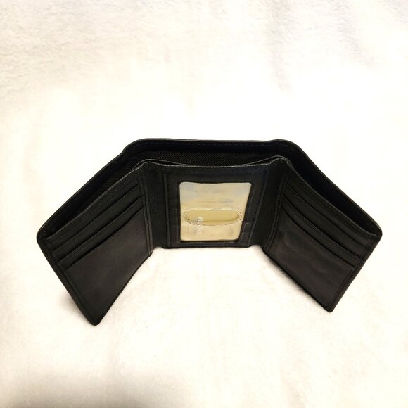 Wilson's Leather Mens Trifold Wallet Black New - Picture 4 of 8